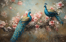 Design Studio 3D Chinoiserie birds AG-CB-011