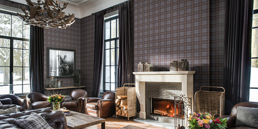 Обои в интерьере артикул Brit7 008, British Style Forest, Loymina