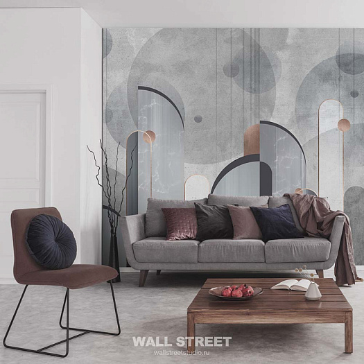 Фотообои в интерьере артикул Deco 24, DECO, Wall street