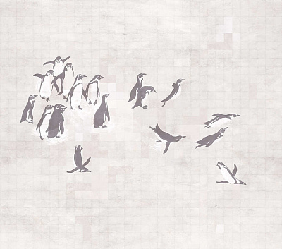 Фотообои PINGUINE 2, LOFT, Factura Фотообои PINGUINE 2, LOFT, Factura