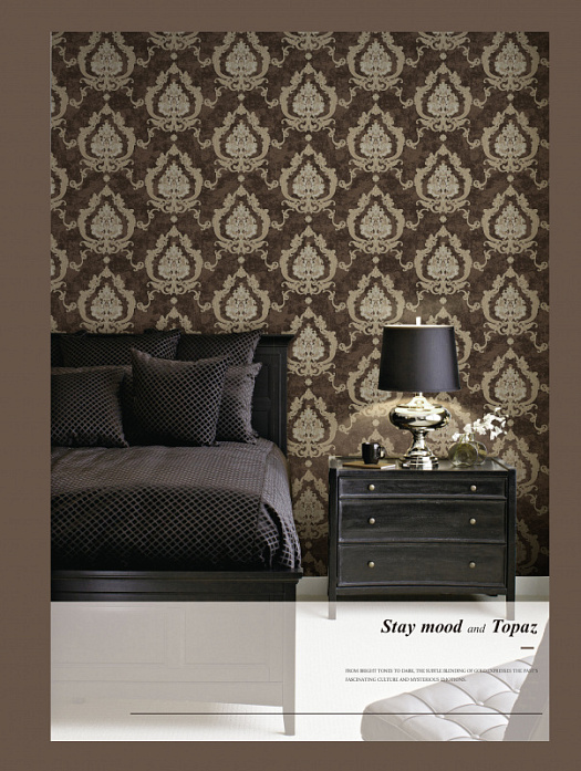 Обои в интерьере артикул 55586D, Classic, Yuanlong