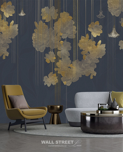 Фотообои в интерьере артикул Luxe 1, LUXE, Wall street
