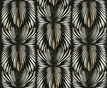 Чёрные обои с узором Emiliana Parati Roberto Cavalli 8 19002